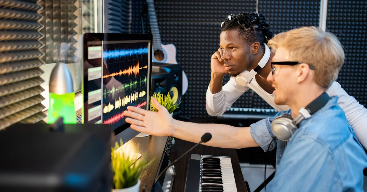 Sound engineering technicians