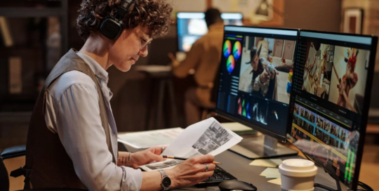 Film and video editors