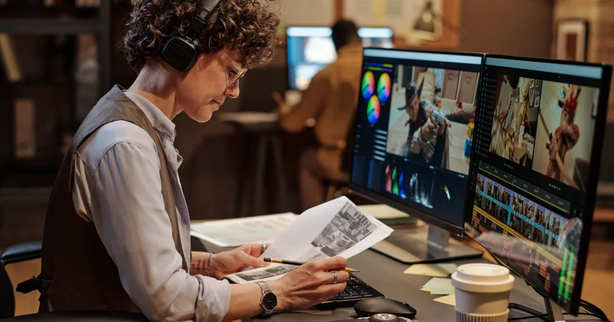 Film and video editors
