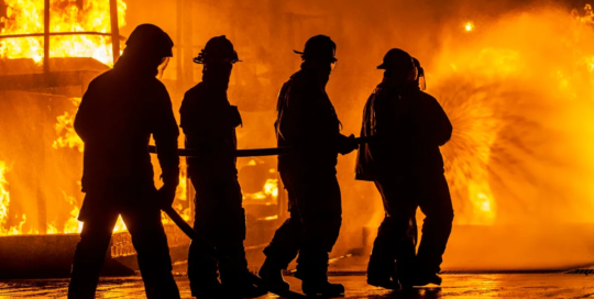 Municipal firefighters