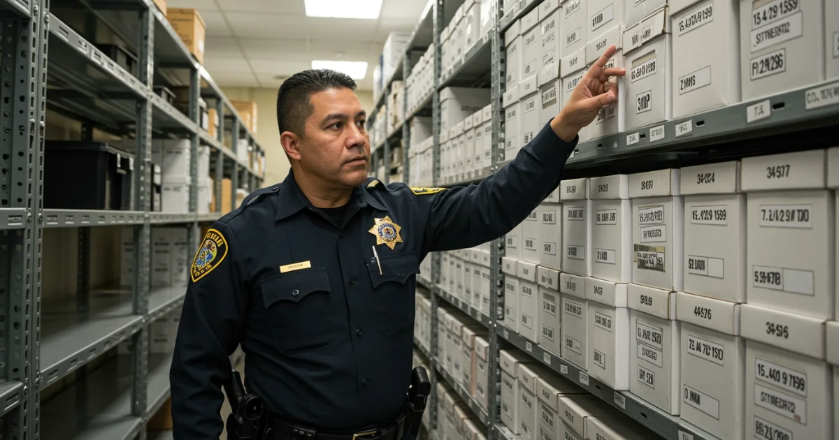 Police identification and records officers