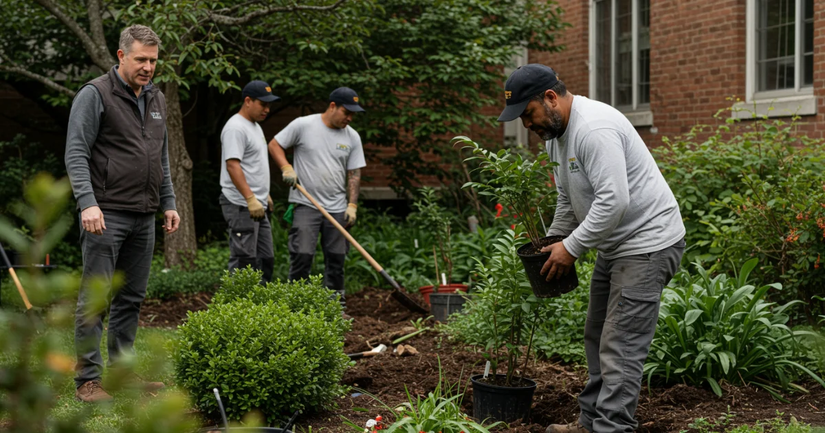 Supervisors of landscaping, lawn service, and groundskeeping workers