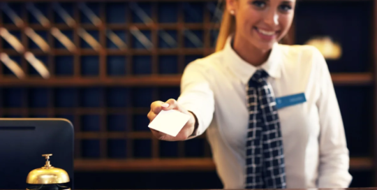 Hotel, motel, and resort desk clerks
