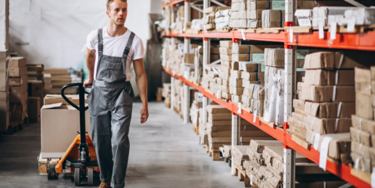 Stock clerks stockroom, warehouse, or storage yard