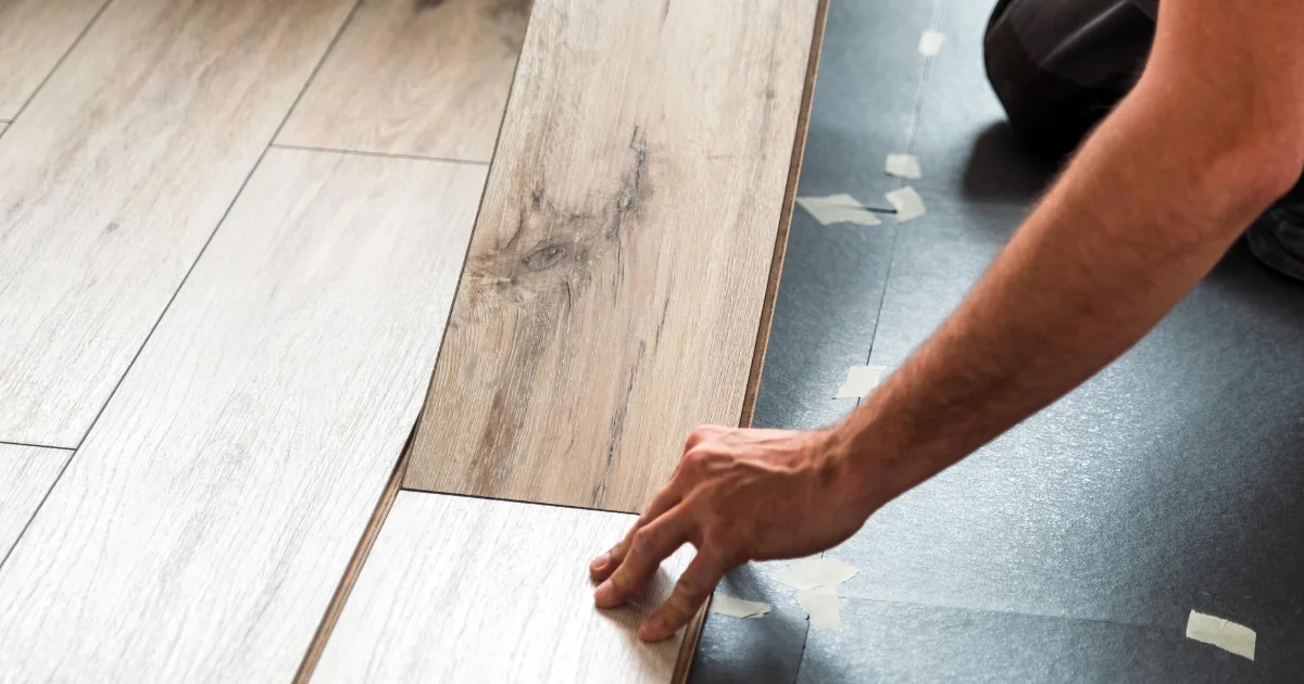 Floor layers, except carpet, wood, and hard tiles