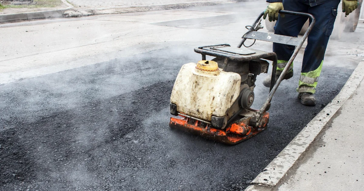 Highway maintenance workers