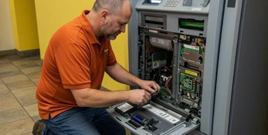 Computer, automated teller, and office machine repairers