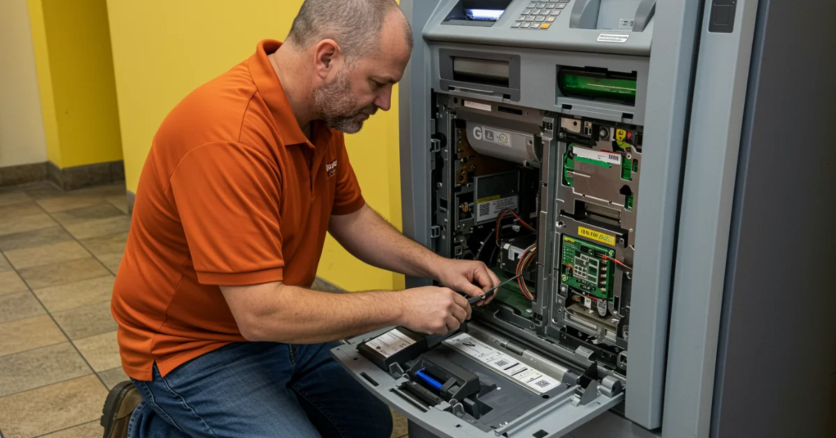 Computer, automated teller, and office machine repairers