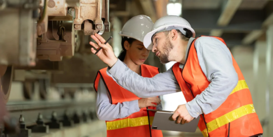 Rail car repairers