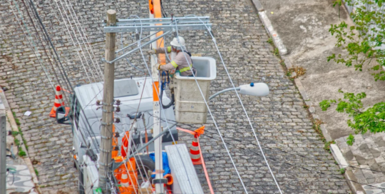 Electrical power line installers and repairers