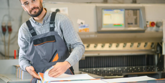 Print binding and finishing workers