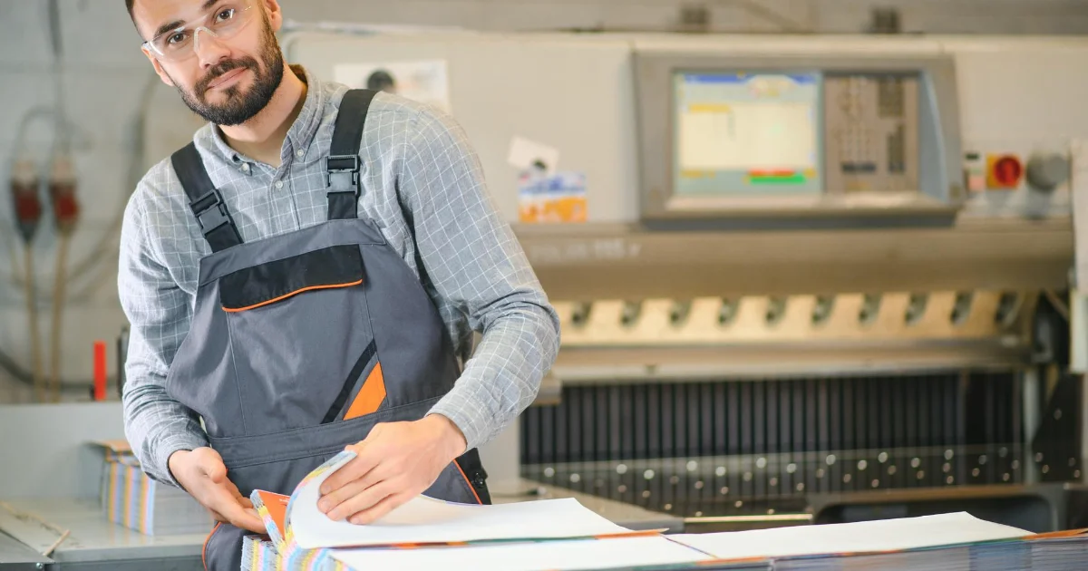 Print binding and finishing workers