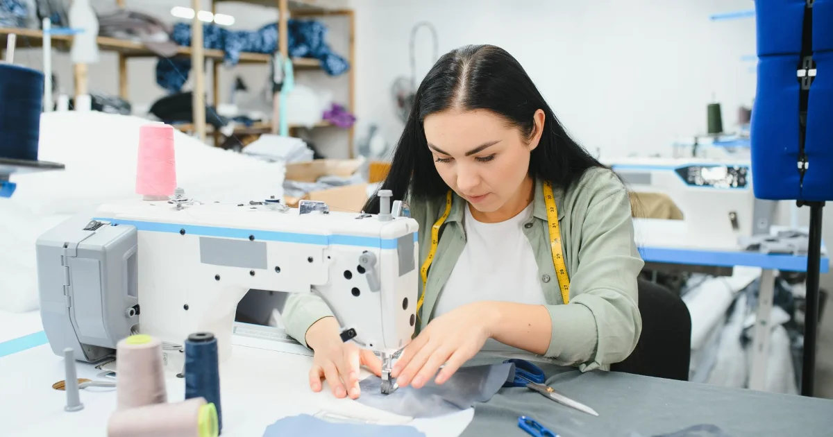 Sewing machine operators