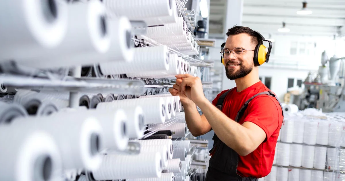 Textile knitting and weaving machine setters, operators, and tenders