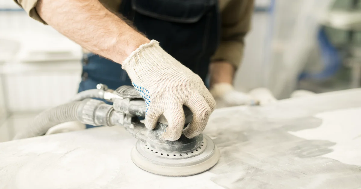 Grinding and polishing workers, hand