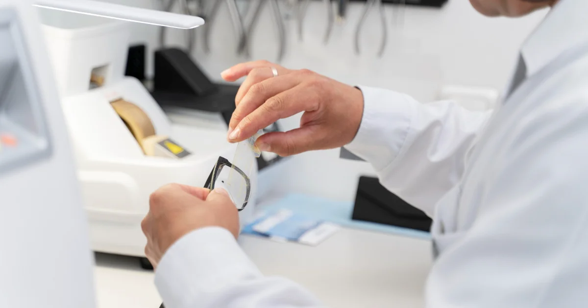 Ophthalmic laboratory technicians