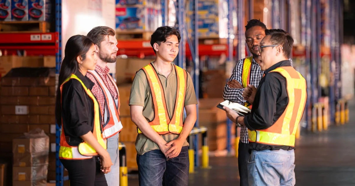 Supervisors of helpers, laborers, and material movers, hand