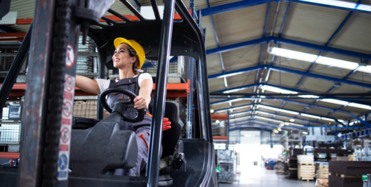Industrial truck and tractor operators