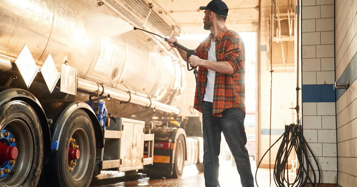 Cleaners of vehicles and equipment