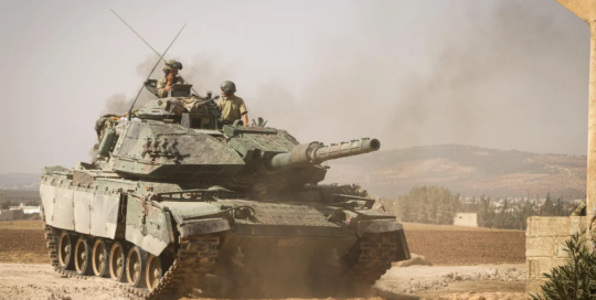 Armored assault vehicle officers