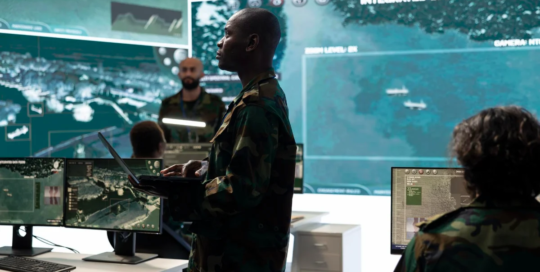 Command and control center officers